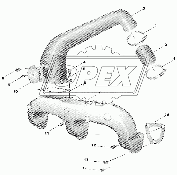 MANIFOLD EXHAUST 1