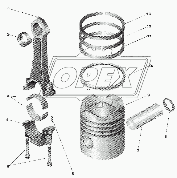 PISTON AND C0NNROD