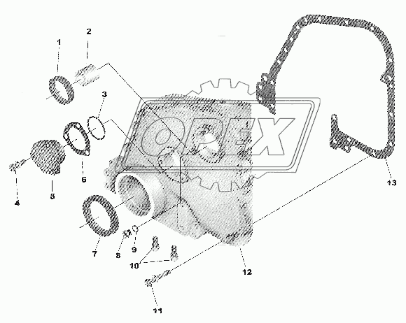 COVER, GEAR HOUSING