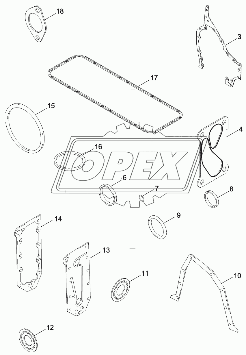 GASKET KIT - CYLINDER BLOCK