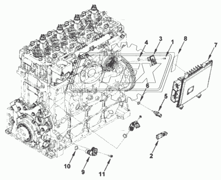 Модуль управления двигателем