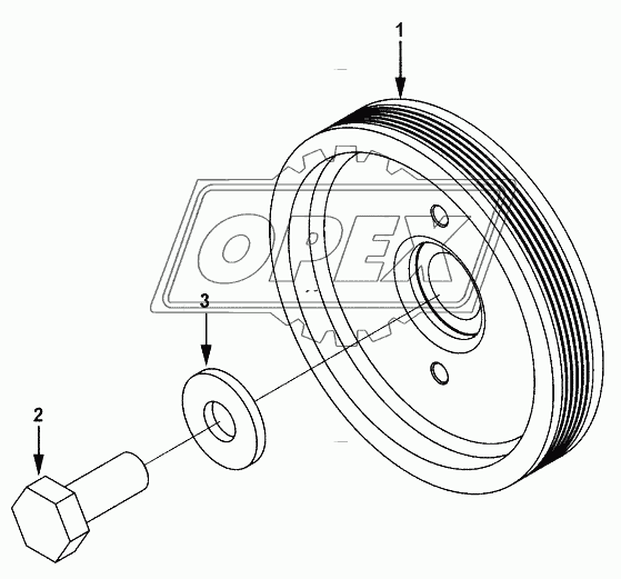 AD2061-03 Accessory Drive Pulley