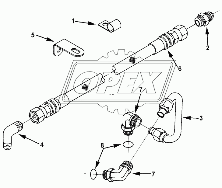 СС2160-04 Air Compressor Coolant Plumbing