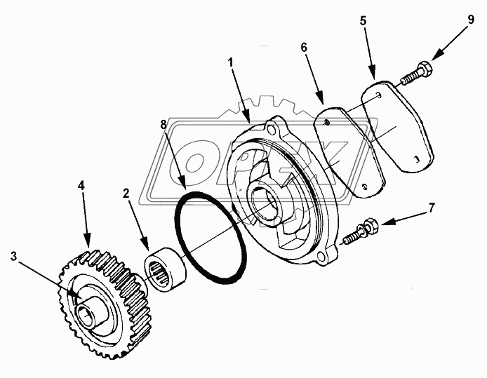 DF2028-01 Front Gear Train Accessory