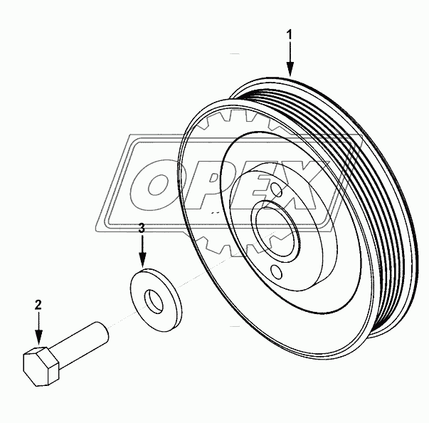 PU2002-01 Accessory Drive Pulley