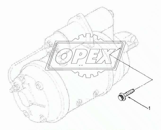 SM2703-04 Starting Motor Mounting