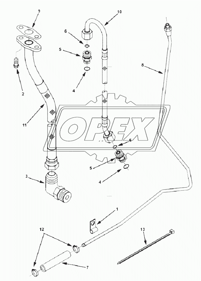 ТР2819-05 Turbocharger Plumbing