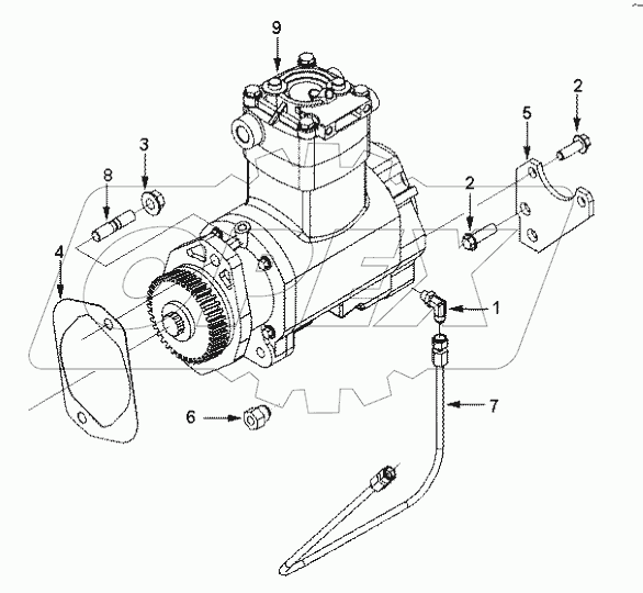 CP 9521 Compressor, air