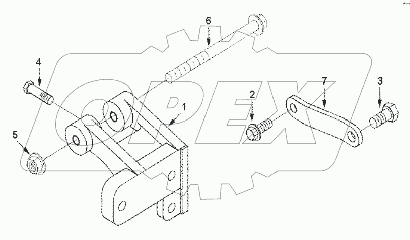  EH 9591 Mounting, alternator