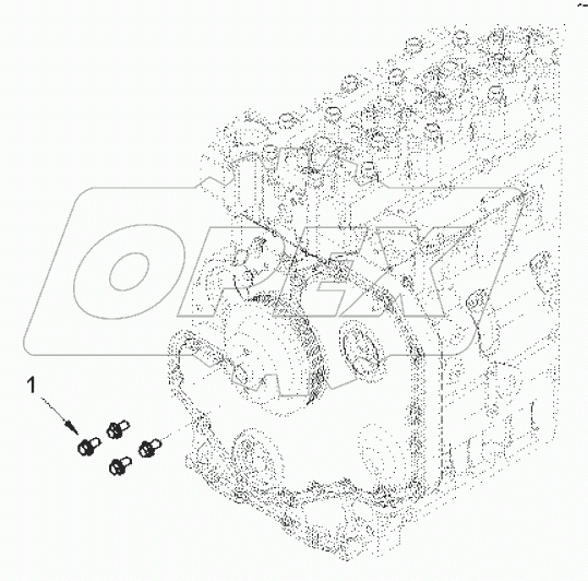  FA 9739 Mounting, fan drive