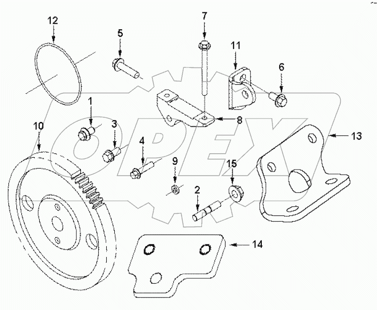 FP90370 Mounting, fuel pump