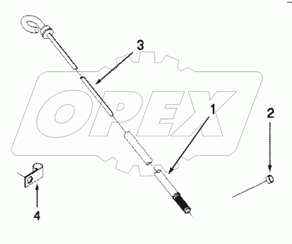  LG90191 Gauge, oil level