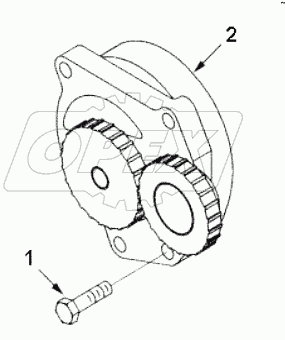  LP 9724 Pump, lubricating oil