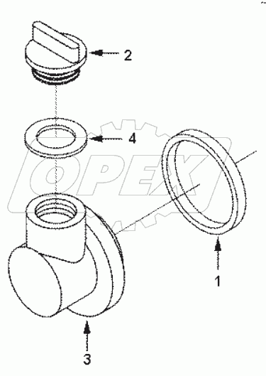 OB 9340 Arrangement, oil fill