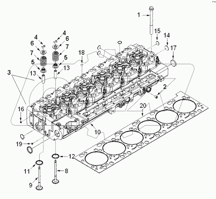  PP99187 Head, cylinder