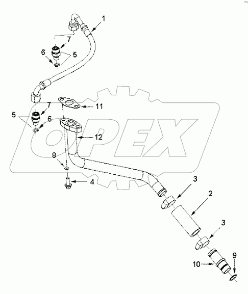  TP97292 Plumbing, turbocharger