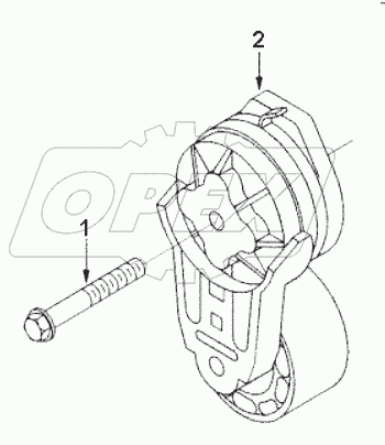  WP9916 Tensioner, belt