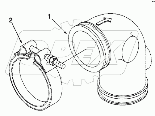  XS9256 Connection, exhaust outle
