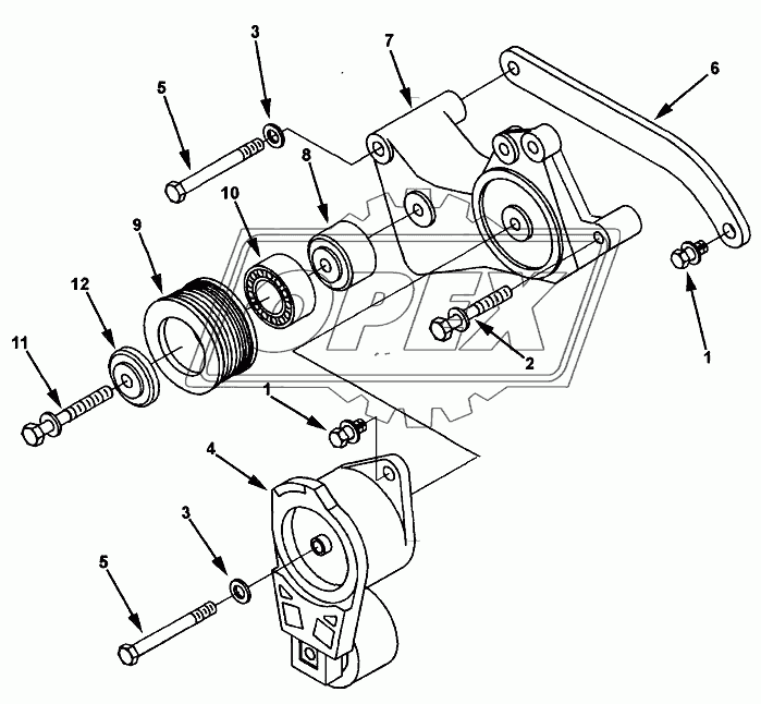 Alternator Mounting EH2165