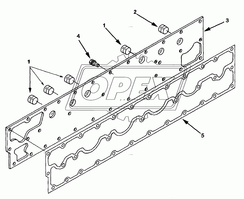 Oil Cooler Water Plumbing WH2704