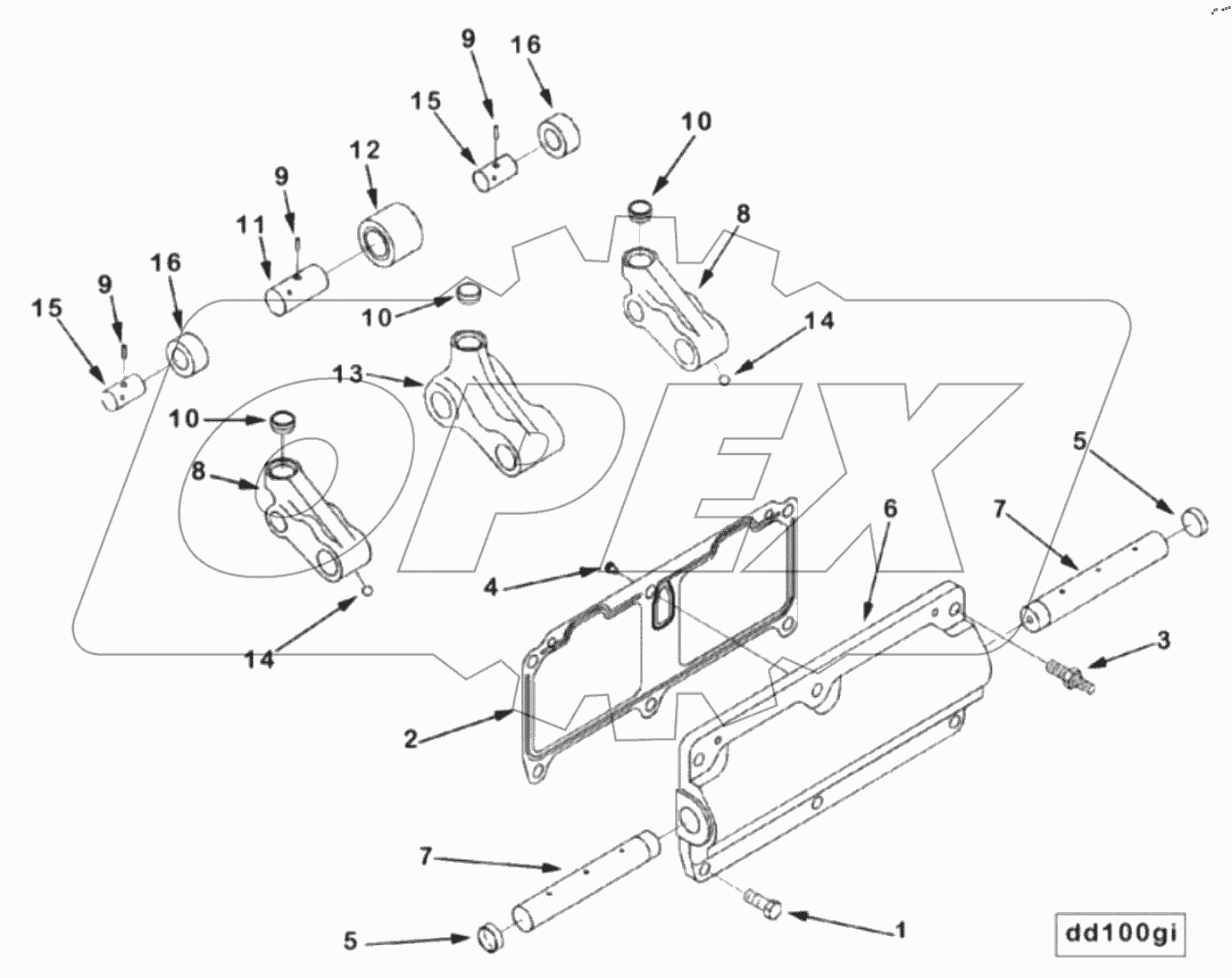  FOLLOWER, CAMSHAFT DD 1709