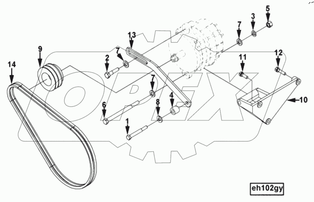  MTG, ALTERNATOR EH 1138