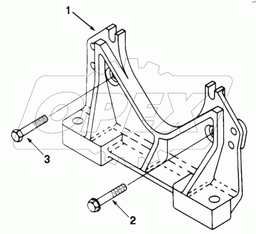  SUPPORT, FRONT ENGINE EM 1309