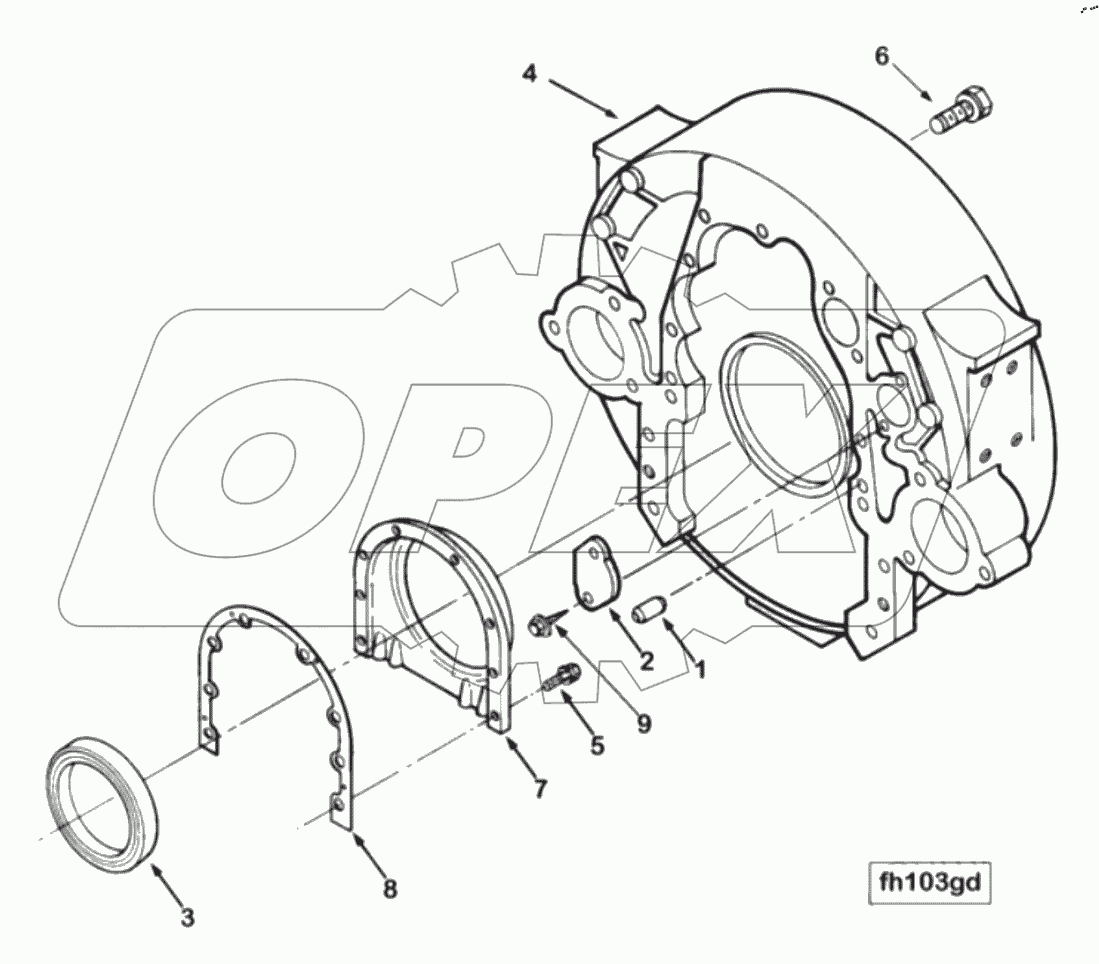  HOUSING, FLYWHEEL FH11057
