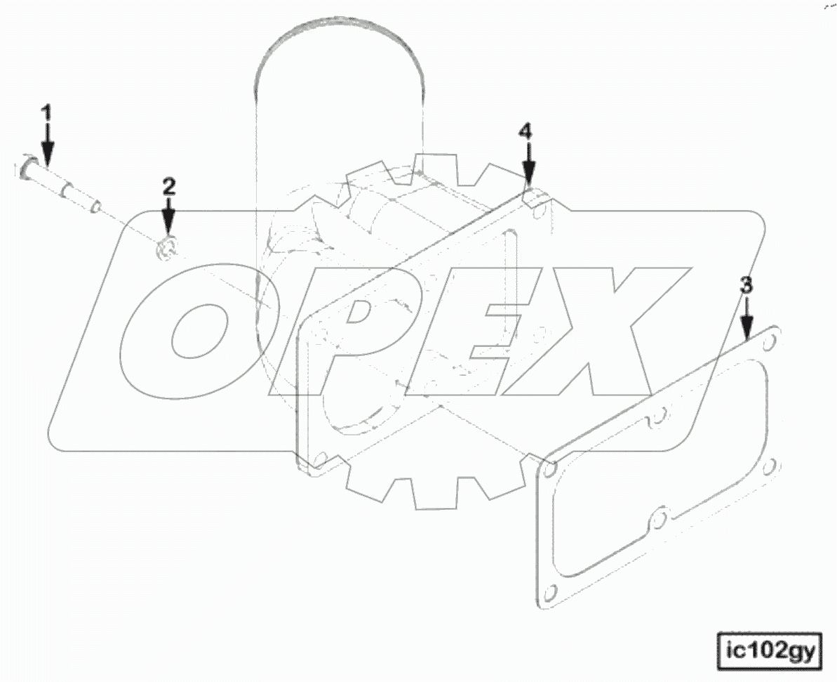  CONNECTION, AIR INTAKE IC 1125