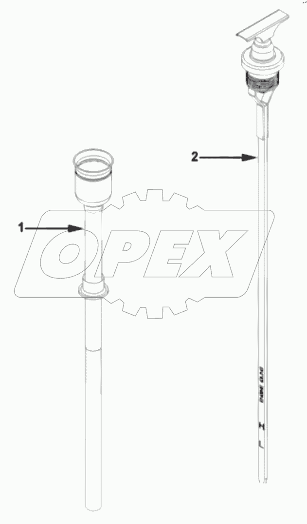  GAUGE, OIL LEVER LG 1154