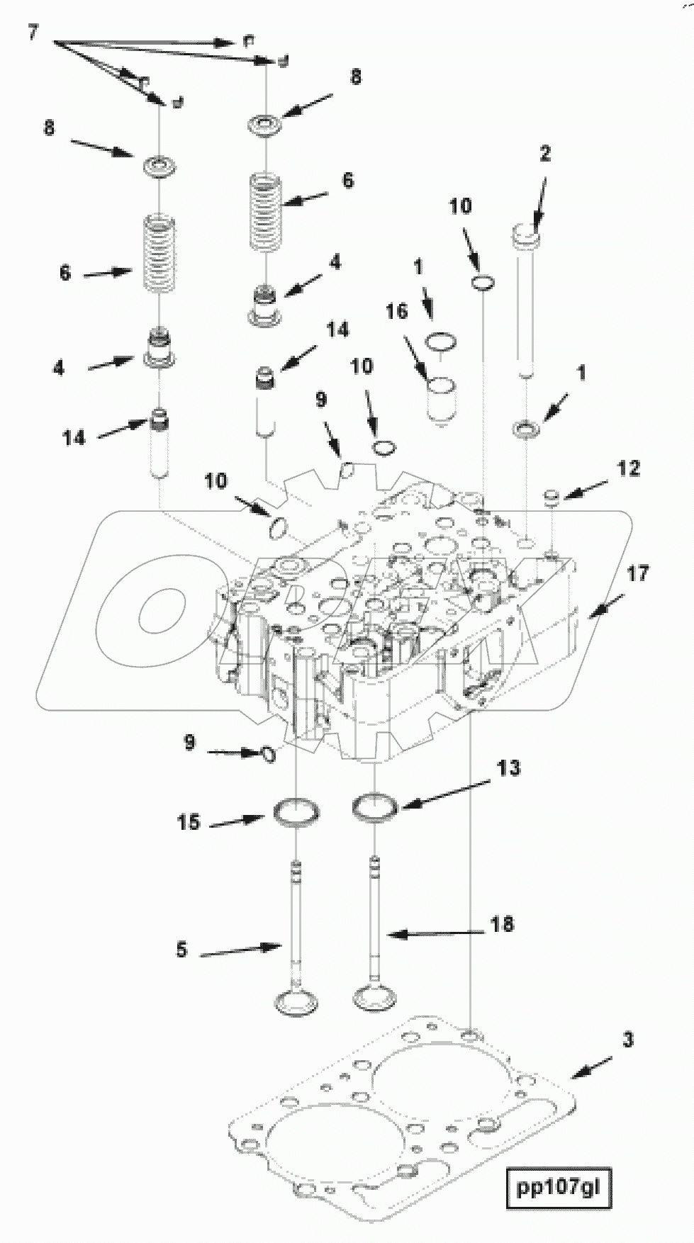  HEAD, CYLINDER PP 10388
