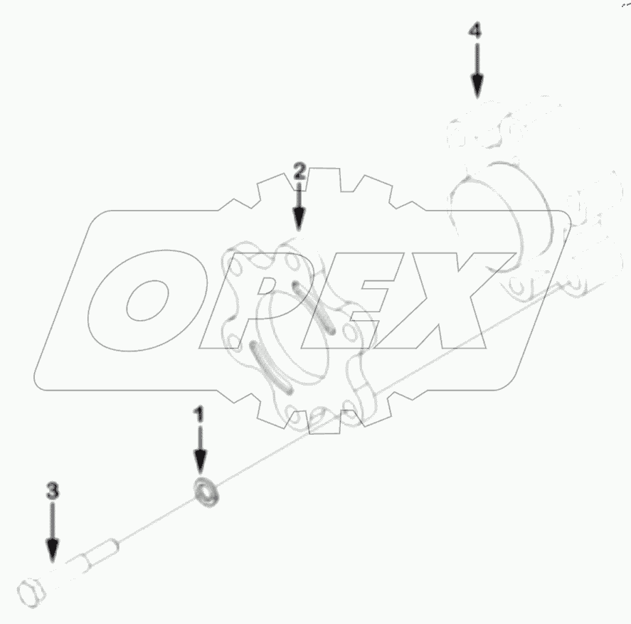  SPACER, FAN PILOT SP 1087