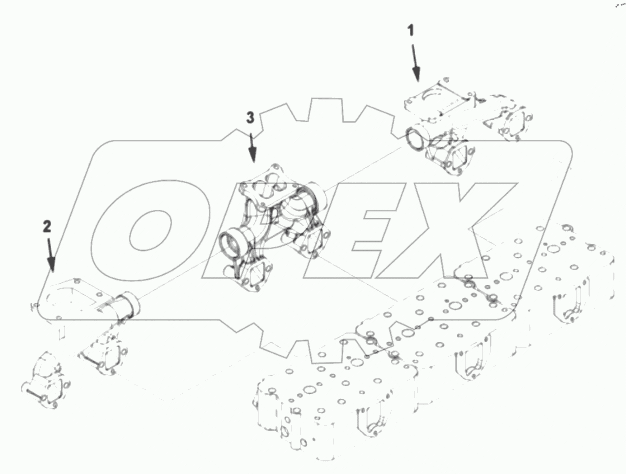  ARRANGEMENT, TURBOCHARGER TB 1584