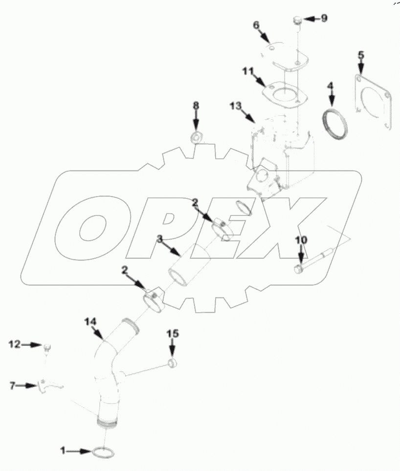  HOUSING, THERMOSTAT TH1214