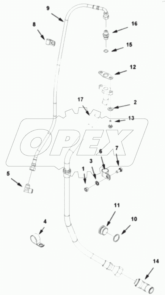  PLUMBING, TURBOCHARGER TP 1874