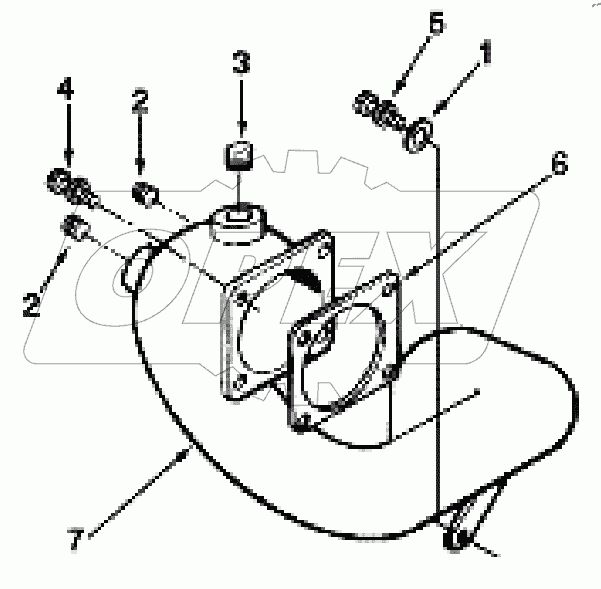  CONNECTION, WATER INLET WI 1078