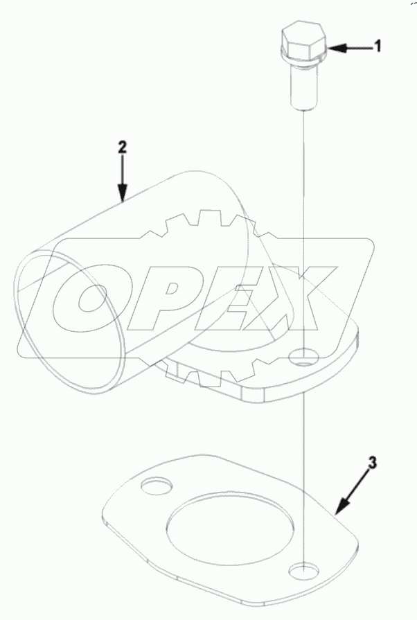 CONNECTION, WATER OUTLET WO 1157