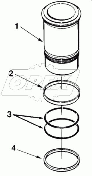  LINER, CYLINDER BB 1924
