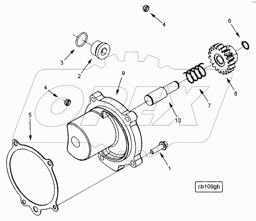 CB1704 Engine Barring Drive