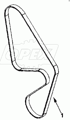  EH1721 Alternator Drive