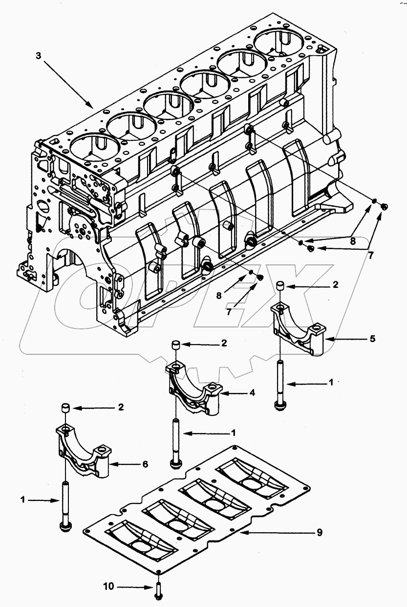  BB1725 Cylinder Block