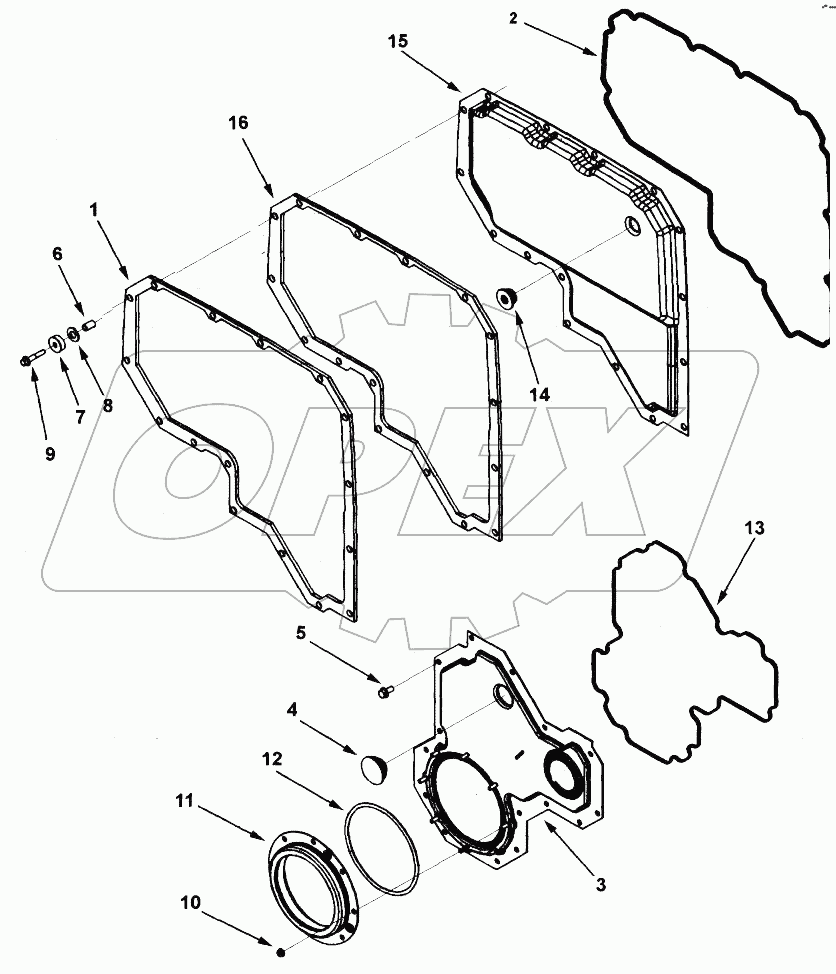  GG1725 Front Gear Cover