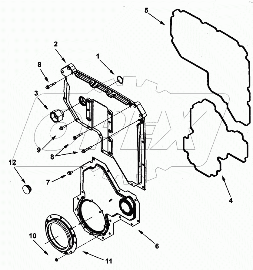  GG1727 Front Gear Cover