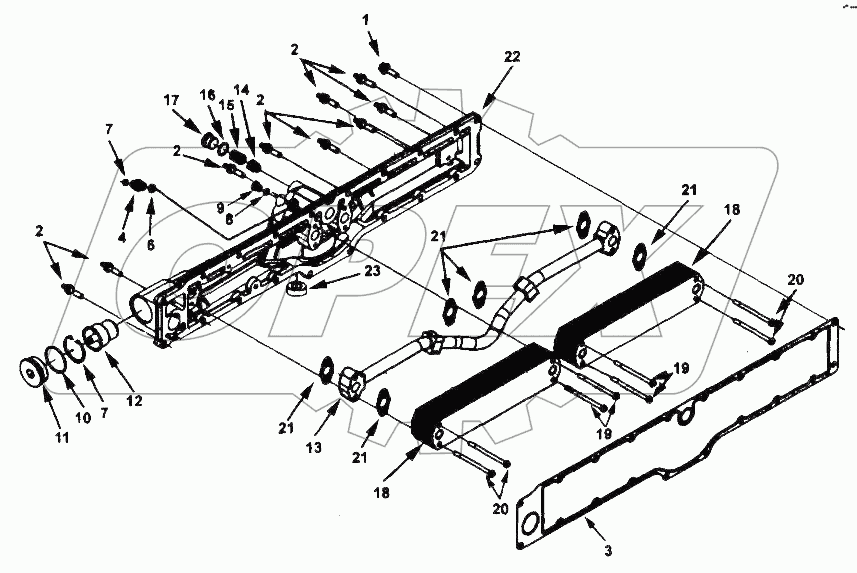  LC1734 Engine Oil Cooler