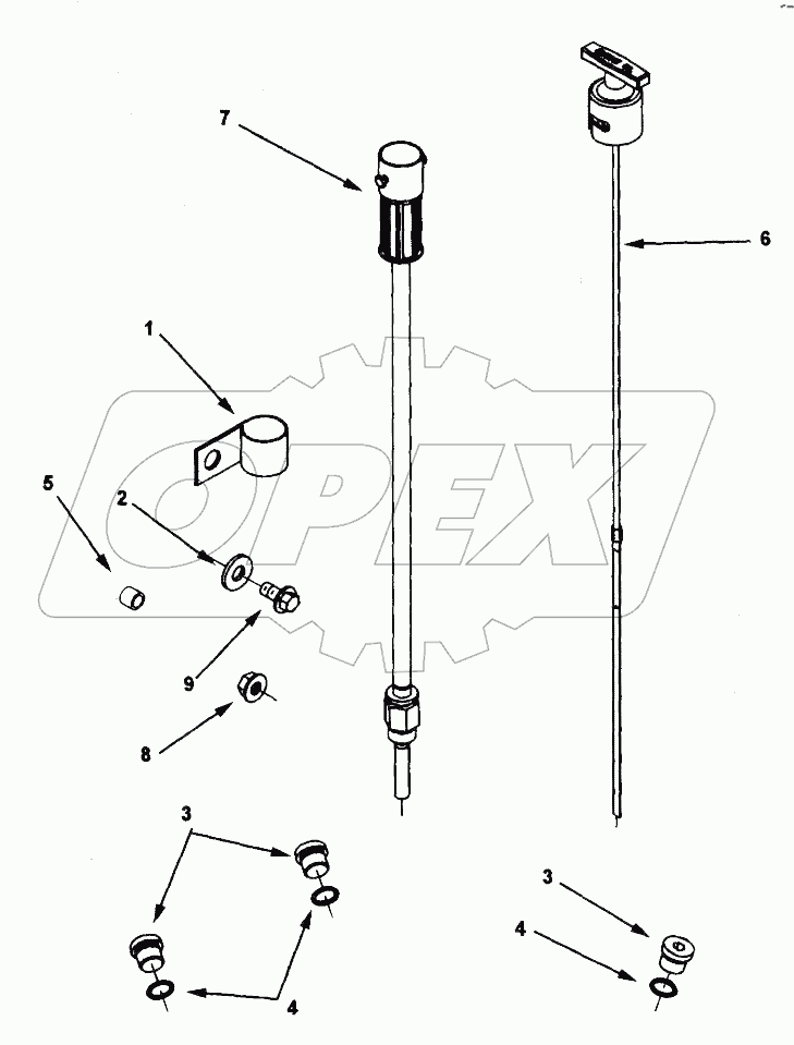  LG1088 Oil Level Gauge (Long)