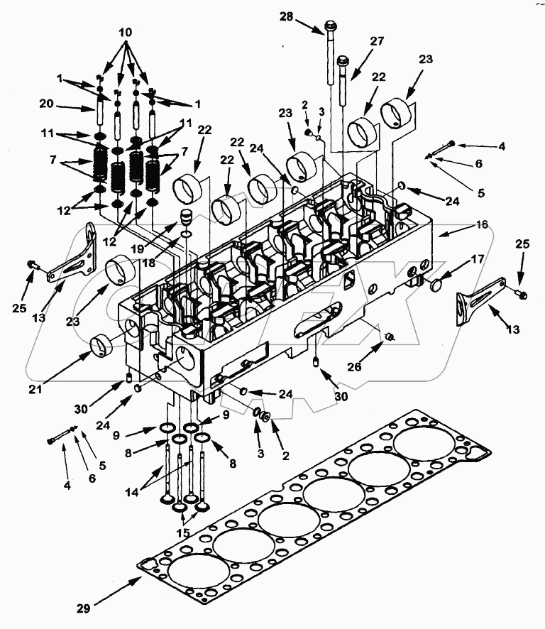  PP2627 Cylinder Head