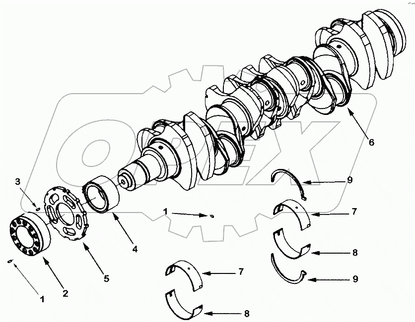  BB1725 Crankshaft