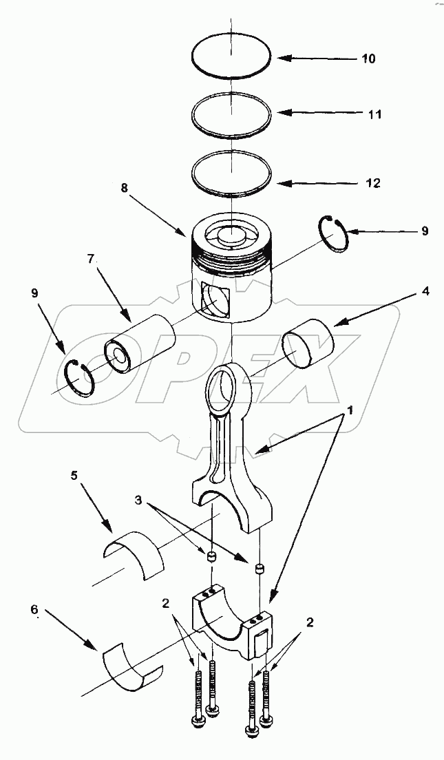  PP10224 Engine Piston