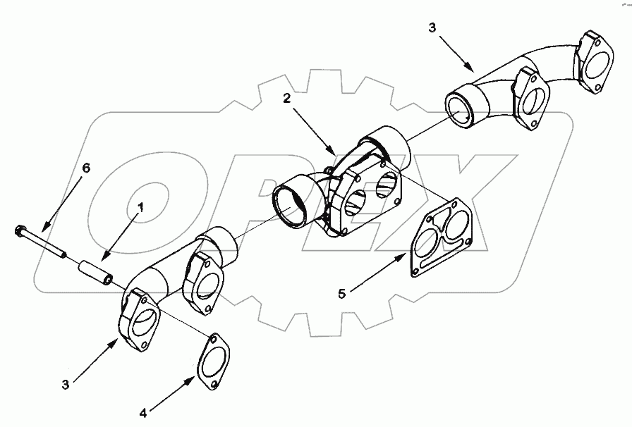  TB1374 Turbocharger Arrangement