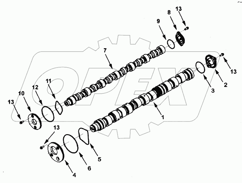  PP2825 Camshaft